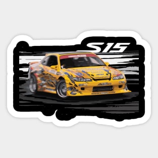 nissan s15 formula drift pro 1 car adam lz lzmfg Sticker